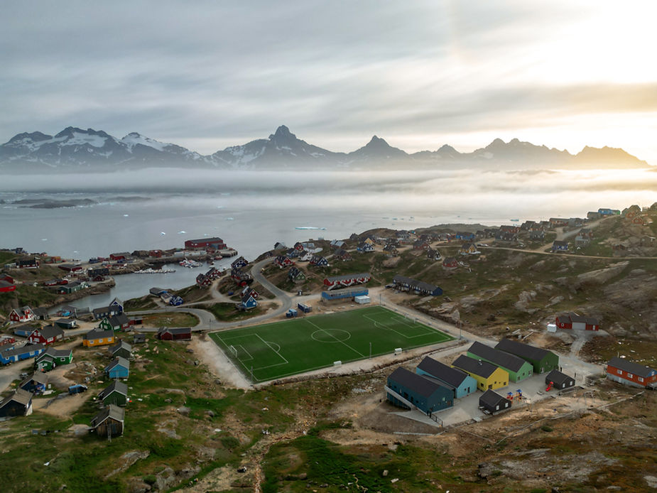 iceland wedding photographer takes adventure elopement photos in greenland.