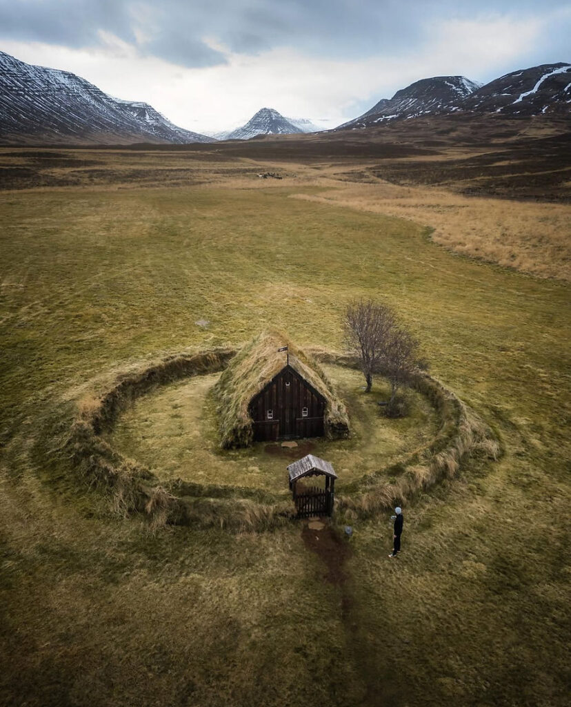 the oldest church in iceland in the north grafarkirjka