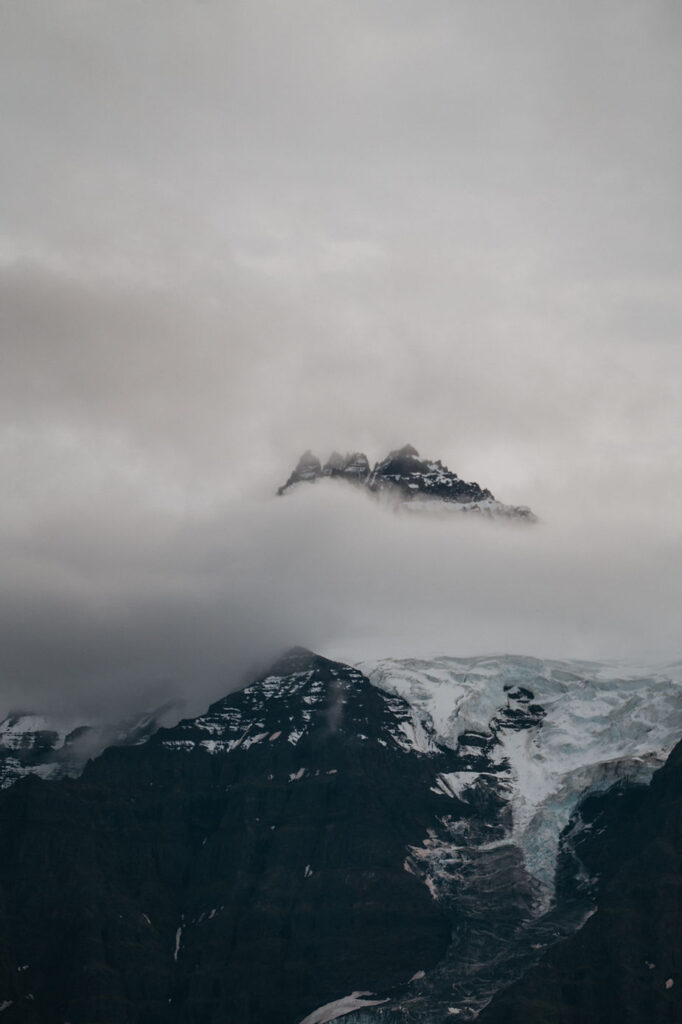 mountains ni greenland during a destination adventure wedding.