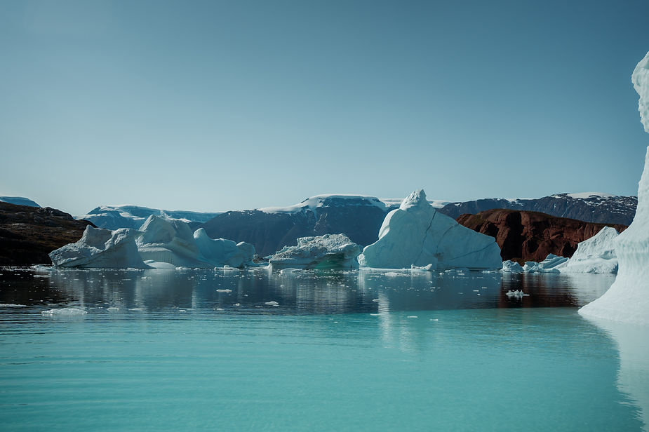 glaciers in greenland during destination elopement.